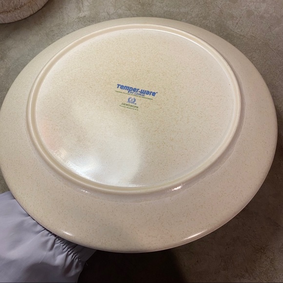 SOLD! Vintage DewDrops Temperware by Lenox plate - Picture 11 of 11